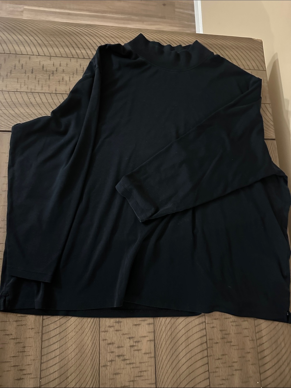 Robert Barakett 4XLT Black Turtleneck